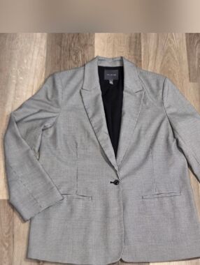 Women's The Limited Houndstooth Blazer Jacket Size 10